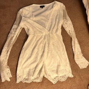 White Lace Romper